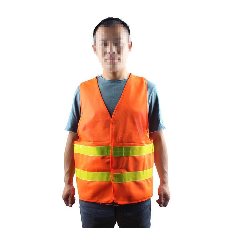 Orange Oxford Reflective Vest Car Traffic Safety Warning Vest Orange One Size Fits All