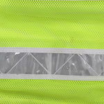 10 Pieces Yellow Mesh Vest Traffic Safety Warning Vest Environmental Sanitation Construction Duty Riding Safety Clothes