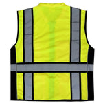 Reflective Safety Vest Traffic Safety Construction Vest Mesh Breathable Reflective Vest L Size
