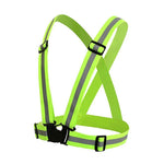 6 Pieces Elastic Reflective Strap Reflective Strap Fluorescent Reflective Vest Riding And Running Reflective Vest Safety Suit Fluorescent Yellow
