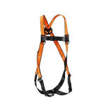 Orange Three-point Full Body Safety Belt, Aerial Work Fall Prevention Safety Rope,  Site Fall Protection