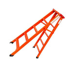 4.9FT Folding Ladder Carbon Steel Double Side Ladder Thickening Commercial Indoor Engineering Miter Ladder 1.5m Carbon Steel