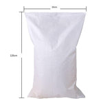 Moisture Proof And Waterproof Woven Bag Snakeskin Bag Express Parcel Bag Packing Load Bag Cleaning Garbage Bag 80 * 120 10 Pieces White