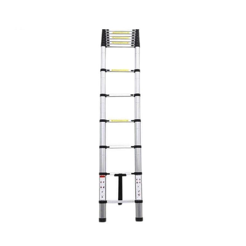 2m Thickened Bamboo Ladder Engineering Aluminum Alloy Folding Ladder Joint Folding Ladder Multifunctional Portable Ladder
