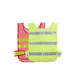 10 Pieces Night Reflective Mesh Vest Reflective Vest Safety Clothing Sanitation Workers Traffic Construction Warning Reflective Vest Fluorescent Green