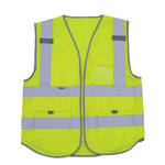 Yellow Xl Multifunctional Reflective Vest Construction Site Reflective Vest