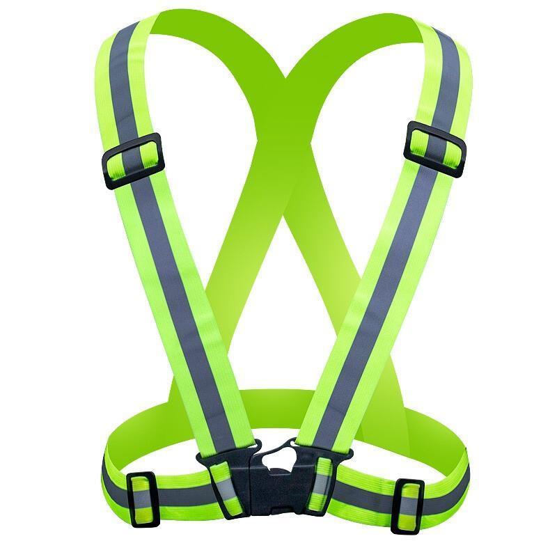 Reflective Vest Running Gear Vest High Visibility Adjustable Safety Vest for Night Cycling Hiking Jogging Walking
