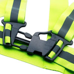 Reflective Vest Running Gear Vest High Visibility Adjustable Safety Vest for Night Cycling Hiking Jogging Walking