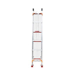 Aluminum Alloy Telescopic Ladder, Aluminum Ladder, Rising And Shrinking Stair, 2mm Thick, 3.5m, 7m