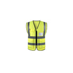 Reflective Clothing Multi Pocket Management Staff Fluorescent Yellow Large