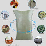 50*80cm 10 Pieces Gray Green Moisture  Parcel Bag Packing Loading Bag Cleaning Garbage Bag