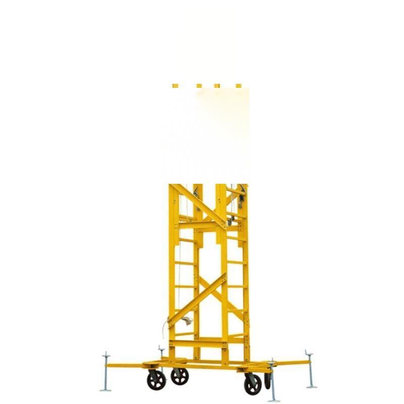 2m Telescopic Tower Ladder Mobile Platform Ladder Carbon Steel Material