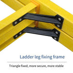 4m FRP Ladder Single Ladder Straight Ladder Flat Ladder Yellow Herringbone Ladder