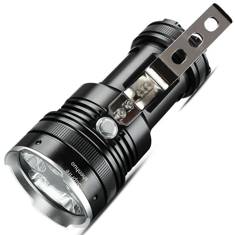 27W Strong Light Flashlight Outdoor Searchlight High Brightness Flash Light Usb Rechargeable Portable Search Lighting