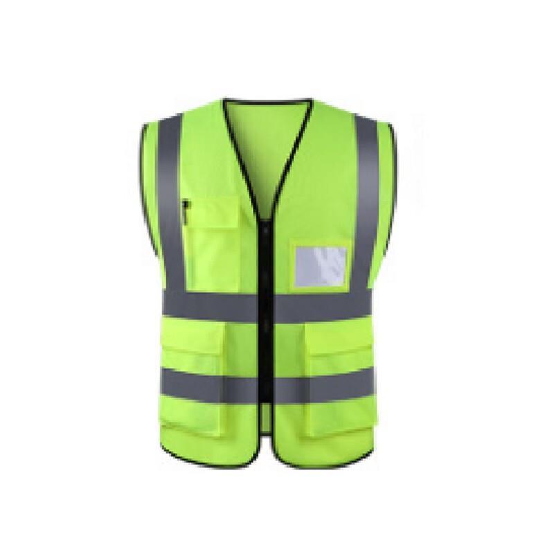 Reflective Vest Yellow Reflective High Visibility Safety Vest Men & Women Work, Cycling, Runner, Surveyor