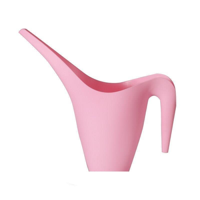 1L Pink Long Spout Watering Pot Plastic Gardening Tools Watering Pot Household Green Plant Potted Watering Pot
