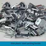 PET Plastic Steel Belt Packing Buckle Iron Sheet Hand Thickening 1606