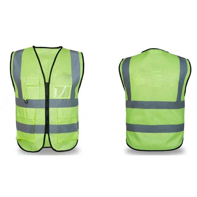 One Size Fits All Reflective Safety Clothing, Anti-Static Fabric Highlight Reflector Men & Women