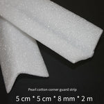 EPE Pearl Cotton Protector Guard Foam 5cm*5cm*10mm*2m Wrapped Corner