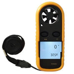 Mini Anemometer Anemometer Air Conditioning Fan Air Temperature Anemometer Measuring Instrument Mini Anemometer [With Hanging Rope]