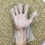Transparent Disposable Crawfish PE Gloves Kitchen Clean Food Catering Baking Beauty Hairdressing Thickened Film Gloves Box Extraction Type 100 Pieces 100 Pieces / Box Free Size