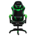 ECVV Gaming Chair and Gaming Table Set Ergonomic Chair Desk Combination Home Office Study Workstation Use for E-sports Player Gaming Anchor