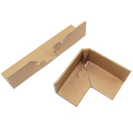 50 Pieces Of L-type Paper Corner Wrap Carton Corner Strip Anti-collision Paper Corner Furniture Carton Corner Board Buckle (15 * 4 * 4 * 0.3cm)