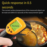 Infrared Thermometer Temperature Gun Industrial 750 Degrees