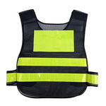 Black Mesh Reflective Vest Construction Site Safety Suit Traffic Back Traffic Duty Warning Suit Road Administration Vest