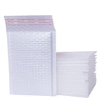32 Pieces White Matte Film Bubble Bag Pearl Film Envelope Express Bag Waterproof Bag Envelope Bag 50 * 65 + 6cm