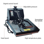 ECVV High Pressure Manual Digital T-shirt Heat Press Machine  38cm x 38cm Transfer Printing Machine T4015