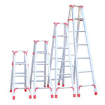 6.7FT Aluminum Alloy Ladder Warehouse Folding And Thickening Multi Function Indoor Engineering Aluminum Ladder Small Staircase