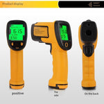Infrared Thermometer High Temperature Infrared Thermometer Industrial Thermometer Portable Electronic Thermometer Range - 25 ~ 1180 ℃