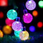 Solar Charging Lamp String Color Decorative Lamp Villa Courtyard Sub Lamp Room External Tree Color Lamp Outdoor Colorful Flashing Atmosphere Lamp