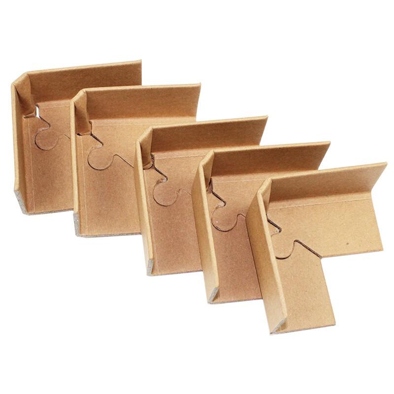 50 Pieces Of L-type Paper Corner Wrap Carton Corner Strip Anti-collision Paper Corner Furniture Carton Corner Board Buckle (15 * 4 * 4 * 0.3cm)