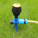 360 Degree Automatic Rotary Sprinkler Watering Artifact Sprinkling Green Lawn Watering Garden Vegetable Agricultural Cooling Irrigation Sprinkler 4 Points Mcgonagall Sprinkler + Ground Plug + 4 Points Quick Connect