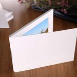 LuguLake 7" Video Greeting Card Video Brochure LCD Screen Digital Brochures for Father's Day Birthday Anniversary White
