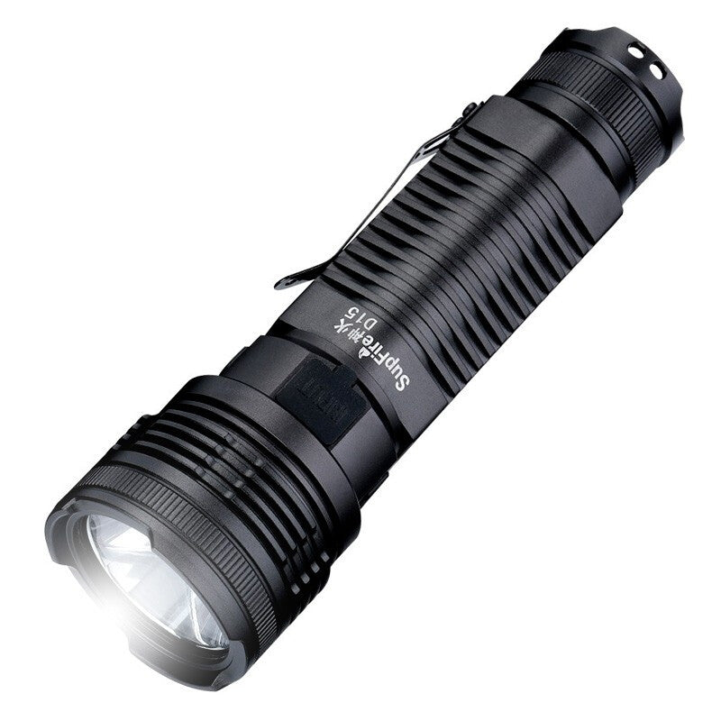Strong Light Flashlight Multi-function Bright Long-range LED Light Rechargeable Customized Outdoor Home Emergency Light