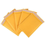 150 Only Kraft Paper Self Sealing Bag, Composite Bubble Envelope, Foam Shockproof Yellow Express Bag 32x32+4cm