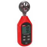 UNI-T Mini Digital Anemometer Wind Speed and Temperature Tester Outdoor Wind Speed Meter with LCD Backlight Low Battery Indication