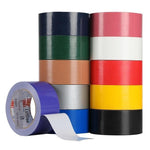 15 Rolls Packing Tape High Adhesive Single-sided Cloth Base Tape Color Waterproof Wedding Carpet Splicing Tape 11 Colors Available Width 20 Meters Long, 60 Mm Wide * 20 M Light Blue