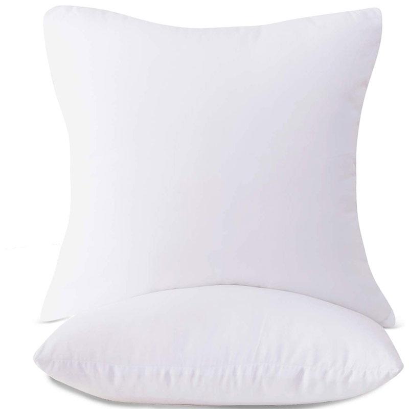 IBAMA 18"x18" Pillow Inserts Set 7D Ultra Soft Microfibers Pillow Core Fully Fulled for Couch and Bed Living Room